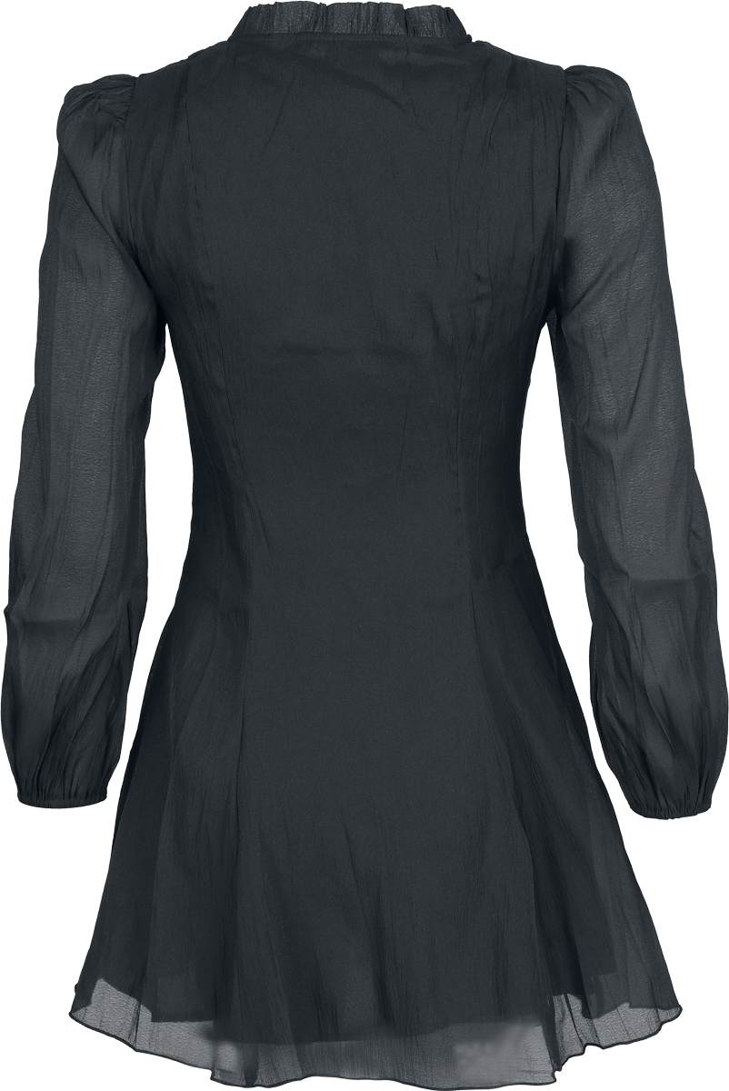 Robe courte Gothic de KIHILIST by KILLSTAR - Liora's Wrath Mini Dress - XS à XXL - pour Femme - noir - KIHILIST by KILLSTAR - View 2