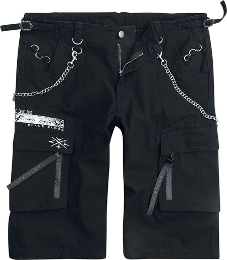 Short Gothic de Black Blood by Gothicana - Sirens - S à XXL - pour Homme - noir - Black Blood by Gothicana