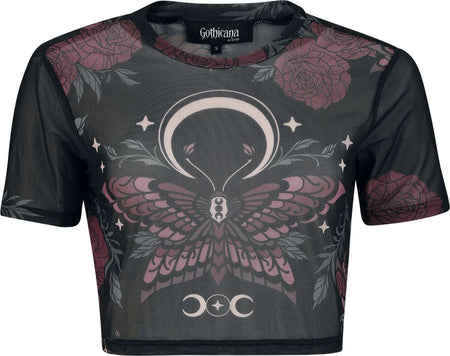 T-Shirt Manches courtes Gothic de Gothicana by EMP - Mystical Woods - L à XXL - pour Femme - multicolore - Gothicana by EMP