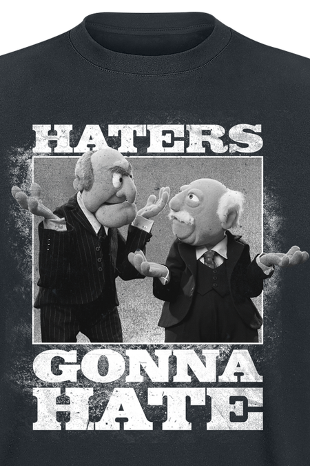 T-Shirt Manches courtes  de Le Muppet Show - Haters Gonna Hate - M à XXL - pour Homme - noir - Le Muppet Show - View 2