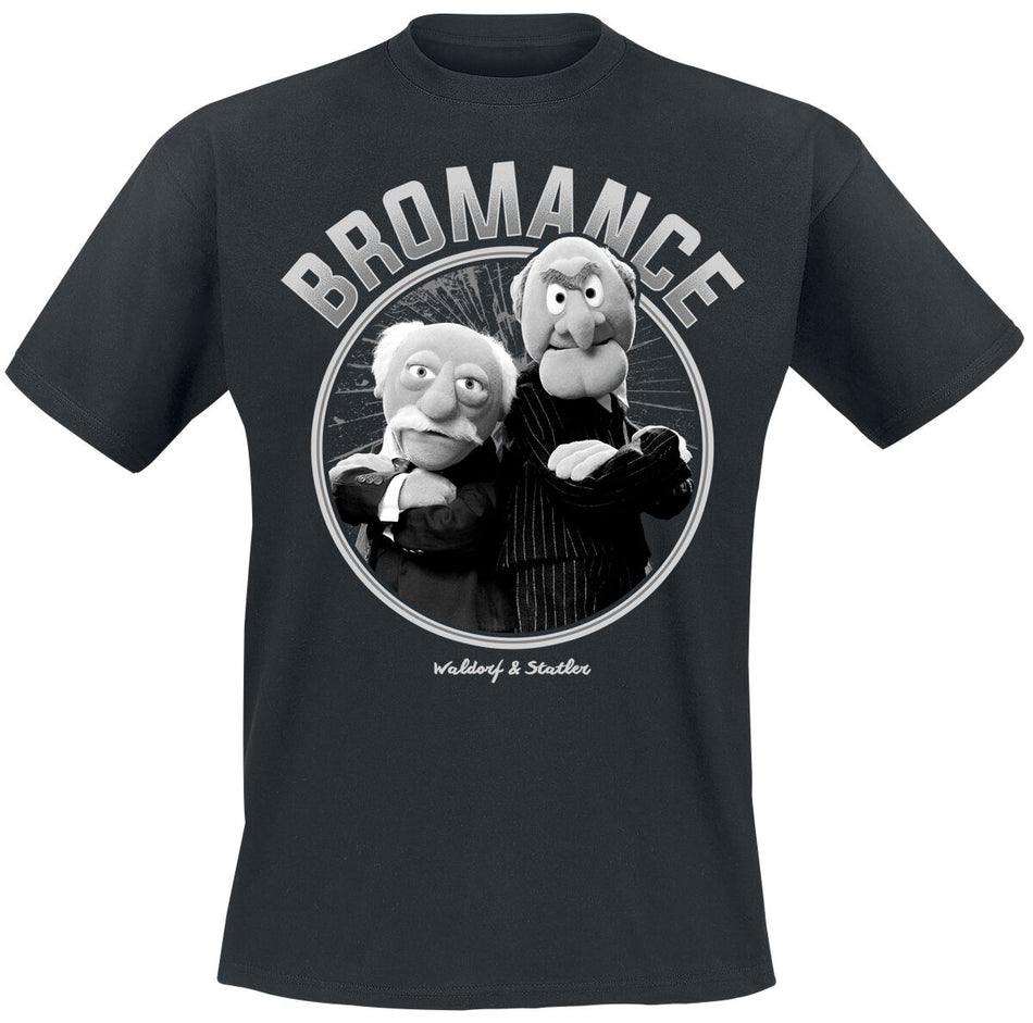 T-Shirt Manches courtes  de Le Muppet Show - Bromance - M à XL - pour Homme - noir - Le Muppet Show