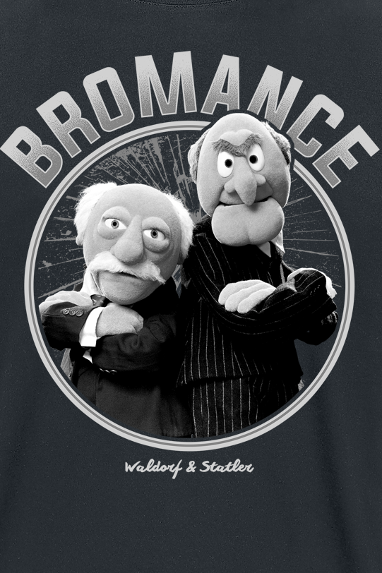 T-Shirt Manches courtes  de Le Muppet Show - Bromance - M à XL - pour Homme - noir - Le Muppet Show - View 2