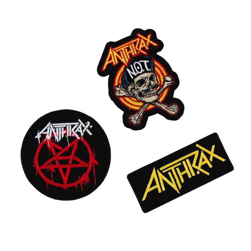 Patch  de Anthrax - Patches 3er-Set Anthrax - pour Unisexe - Standard - Anthrax