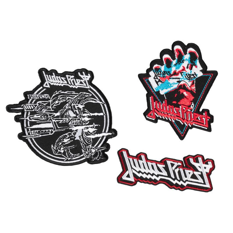 Patch  de Judas Priest - Patches 3er-Set Judas Priest - pour Unisexe - Standard - Judas Priest