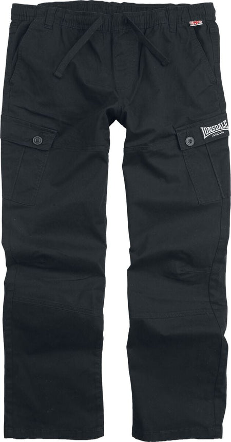 Pantalon Cargo  de Lonsdale London - LYNEMOUTH - L à 3XL - pour Homme - noir - Lonsdale London