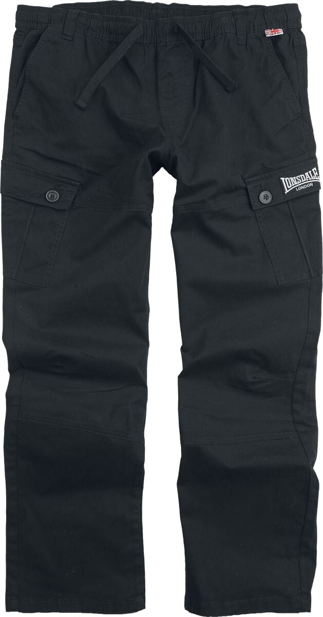 Pantalon Cargo  de Lonsdale London - LYNEMOUTH - L à 3XL - pour Homme - noir - Lonsdale London