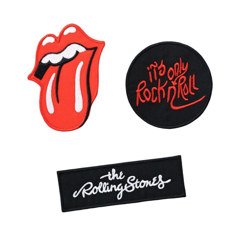 Patch  de The Rolling Stones - Patches 3-er Set the Rolling Stones - pour Unisexe - Standard - The Rolling Stones
