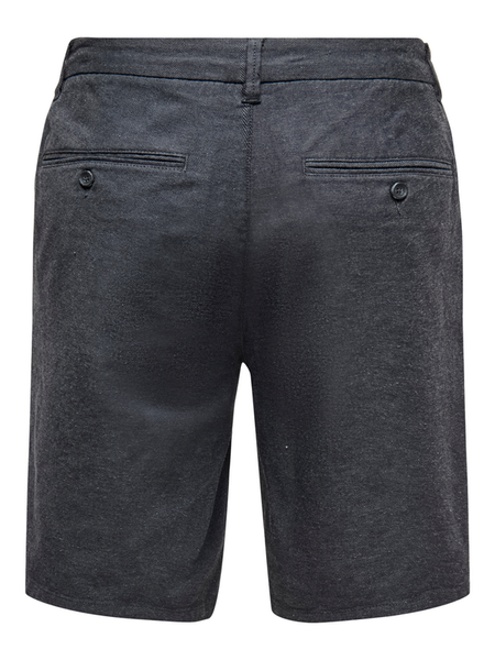 Short  de ONLY and SONS - ONSMARK 0011 COTTON NOOS - Short en Lin - S à XXL - pour Homme - noir - ONLY and SONS - View 2