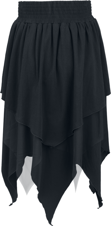 Jupe mi-longue Gothic de Gothicana by EMP - Mystical Woods - S à XXL - pour Femme - noir - Gothicana by EMP - View 2