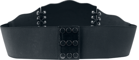 Ceinture Gothic de Gothicana by EMP - Mystical Woods Bestickter Taillengürtel mit Schnürung - pour Femme - noir - Gothicana by EMP - View 2