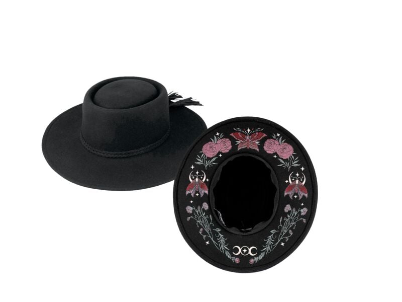Chapeau Gothic de Gothicana by EMP - Mystical Woods - pour Femme - noir - Gothicana by EMP