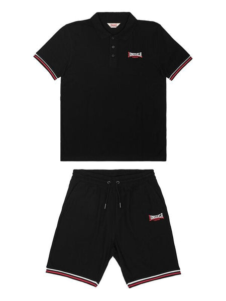 Polo  de Lonsdale London - CHILLINGHAM - S à 3XL - pour Homme - noir - Lonsdale London