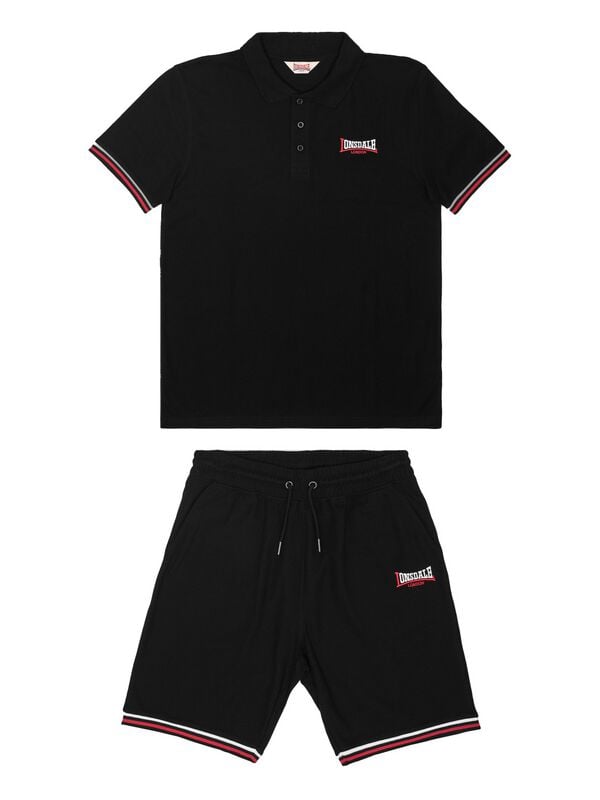 Polo  de Lonsdale London - CHILLINGHAM - S à 3XL - pour Homme - noir - Lonsdale London
