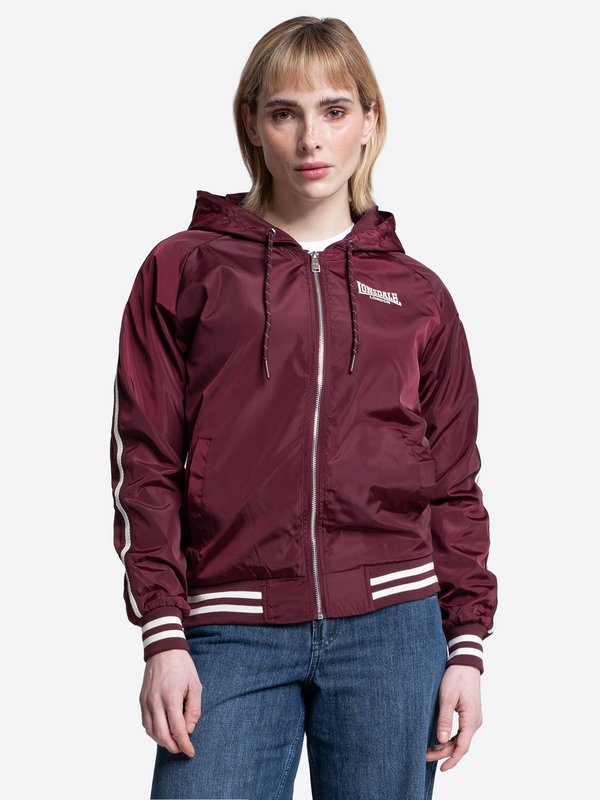 Coupe-vent  de Lonsdale London - Women's hooded windbreaker - XS à XXL - pour Femme - bordeaux - Lonsdale London - View 2