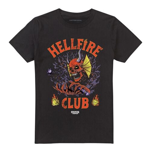 T-Shirt Manches courtes  de Stranger Things - Hellfire Club Classic Metal - S à XXL - pour Homme - noir - Stranger Things