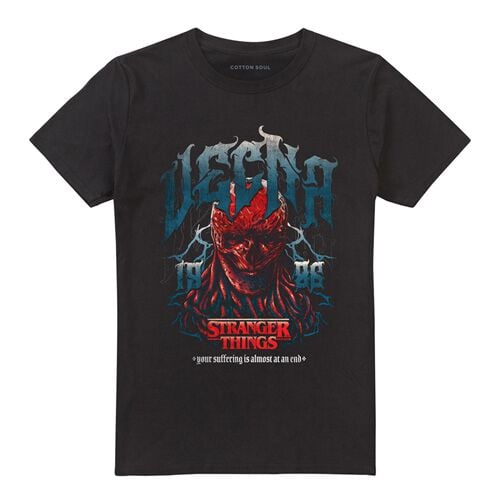 T-Shirt Manches courtes  de Stranger Things - Vecna Evil Band 86 - S à XXL - pour Homme - noir - Stranger Things