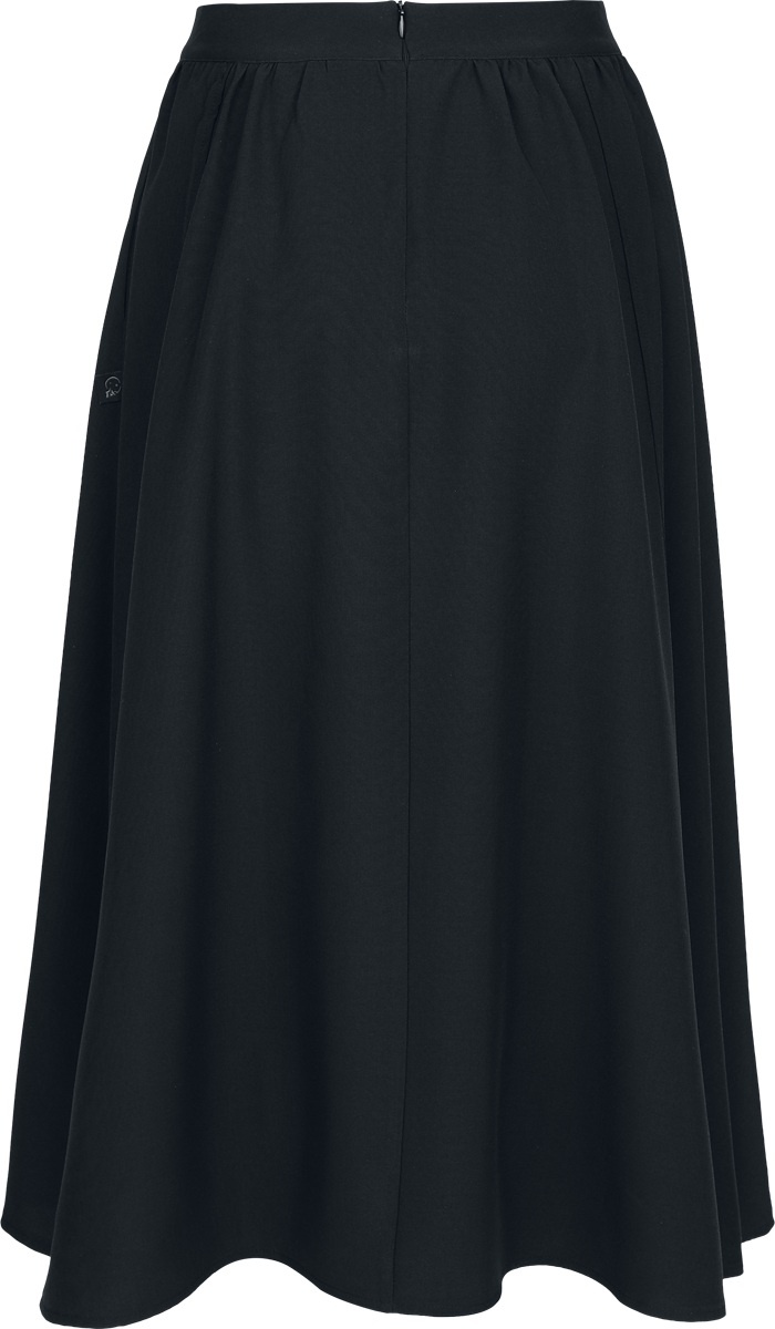 Jupe mi-longue Gothic de KIHILIST by KILLSTAR - Eryssa Midi Skirt - XS à 4XL - pour Femme - noir - KIHILIST by KILLSTAR - View 2