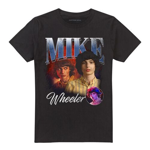 T-Shirt Manches courtes  de Stranger Things - Season 5 - Mike Homage - S à XXL - pour Homme - noir - Stranger Things