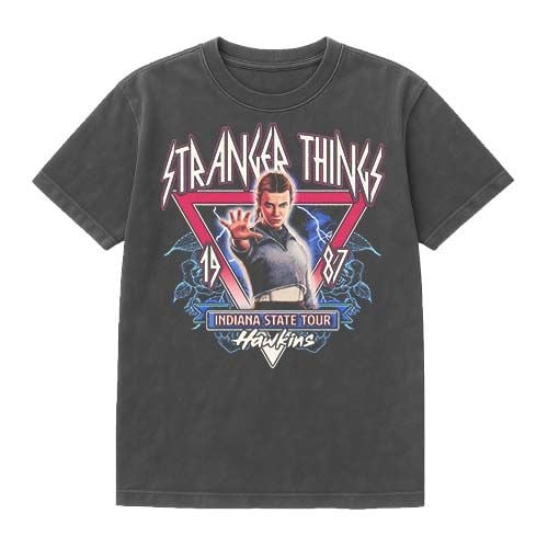 T-Shirt Manches courtes  de Stranger Things - Season 5 - Eleven 87 Tour Front Back - S à XXL - pour Homme - multicolore - Stranger Things