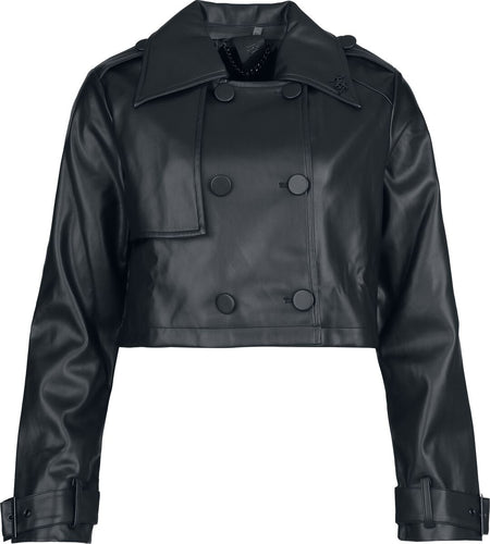 Veste mi-saison Gothic de KIHILIST by KILLSTAR - Midnight Reaper Jacket - XS à 4XL - pour Femme - noir - KIHILIST by KILLSTAR