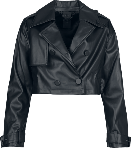 Veste mi-saison Gothic de KIHILIST by KILLSTAR - Midnight Reaper Jacket - XS à 4XL - pour Femme - noir - KIHILIST by KILLSTAR - View 2