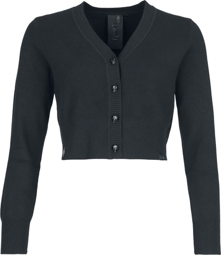 Gilets & Ponchos Gothic de KIHILIST by KILLSTAR - Lana's Eclipse Cardigan - XS à 4XL - pour Femme - noir - KIHILIST by KILLSTAR