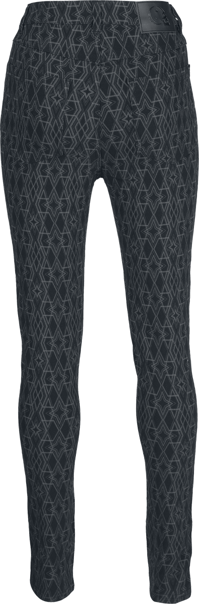 Pantalon en toile Gothic de KIHILIST by KILLSTAR - Serathia Trousers - XS à 4XL - pour Femme - noir - KIHILIST by KILLSTAR - View 2