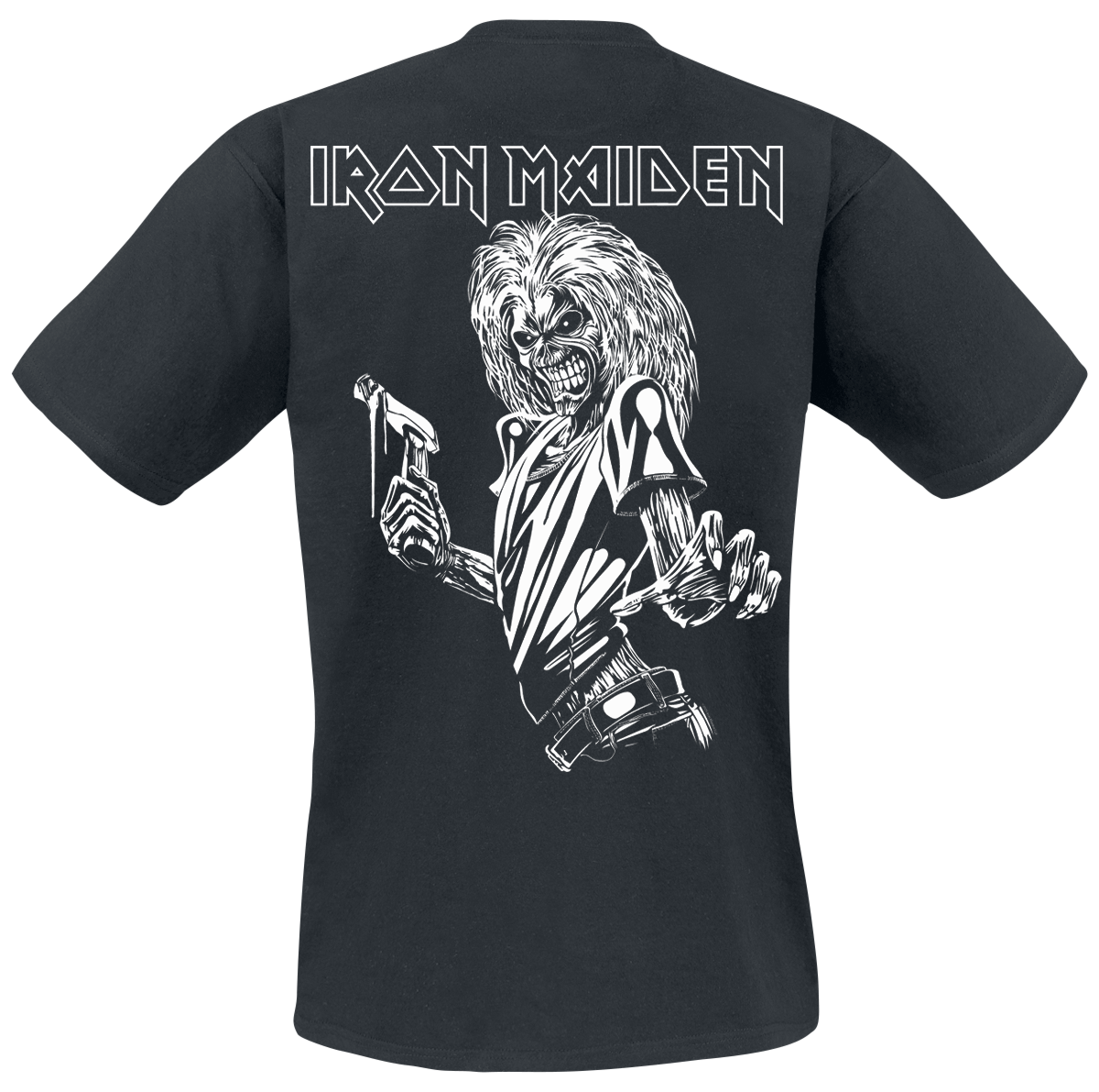 T-Shirt Manches courtes  de Iron Maiden - Killers Line Drawing Pocket Print - S à 5XL - pour Homme - noir - Iron Maiden - View 2