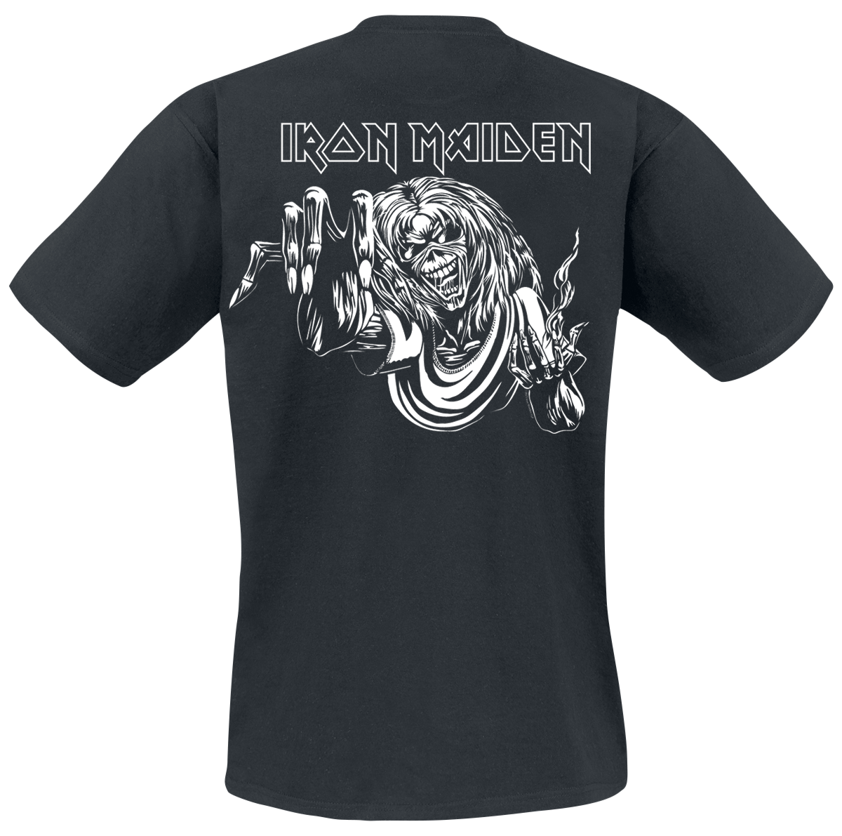 T-Shirt Manches courtes  de Iron Maiden - Number Of The Beast Line Drawing Pocket Print - S à 5XL - pour Homme - noir - Iron Maiden - View 2