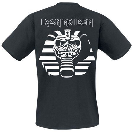 T-Shirt Manches courtes  de Iron Maiden - Powerslave Line Drawing pocket print - S à 5XL - pour Homme - noir - Iron Maiden - View 2