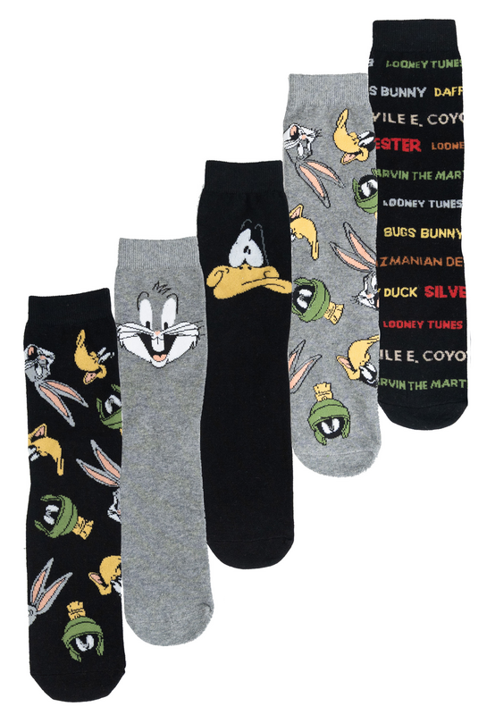 Chaussettes  de Looney Tunes - Looney Tunes - Chaussettes (Lot de 5 paires) - EU 40-45 - pour Homme - multicolore - Looney Tunes - View 2