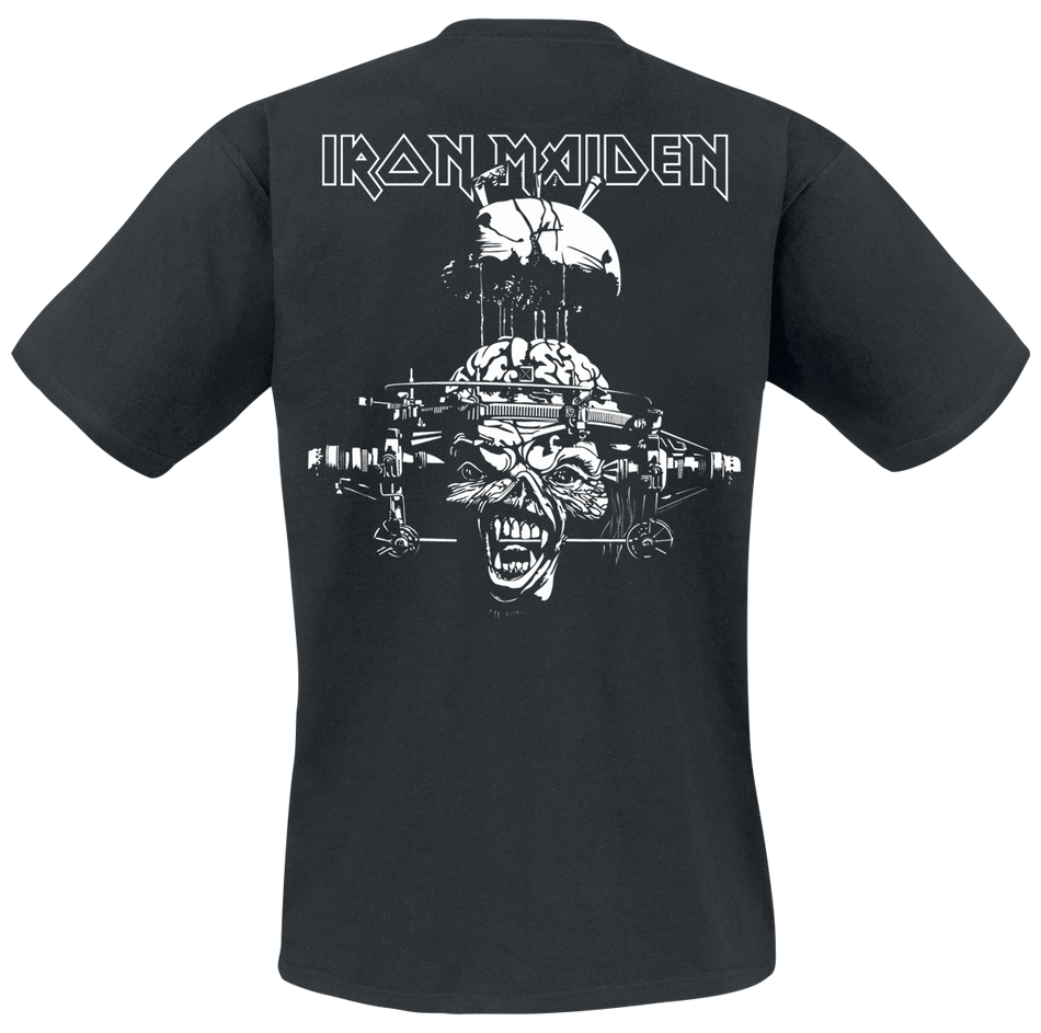 T-Shirt Manches courtes  de Iron Maiden - The X factor Pocket Print - S à 5XL - pour Homme - noir - Iron Maiden - View 2