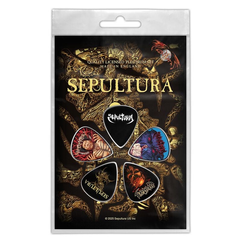 Lot de médiators  de Sepultura - Discography - pour Indifférent - multicolore - Sepultura