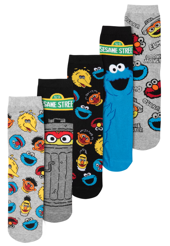 Chaussettes  de Sesame Street - Sesame Street - Chaussettes (Lot de 5 paires) - EU 40-45 - pour Homme - multicolore - Sesame Street - View 2