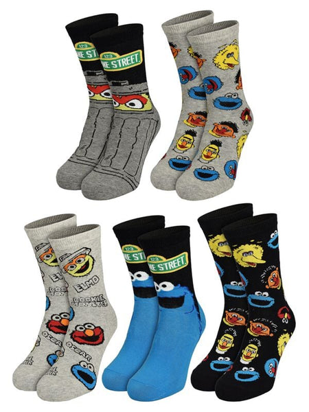 Chaussettes  de Sesame Street - Sesame Street - Chaussettes (Lot de 5 paires) - EU 40-45 - pour Homme - multicolore - Sesame Street