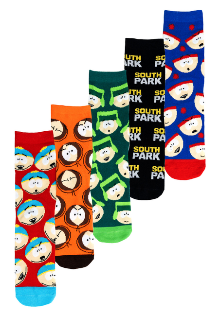 Chaussettes  de South Park - South Park - Chaussettes (Lot de 5 paires) - EU 40-45 - pour Homme - multicolore - South Park - View 2
