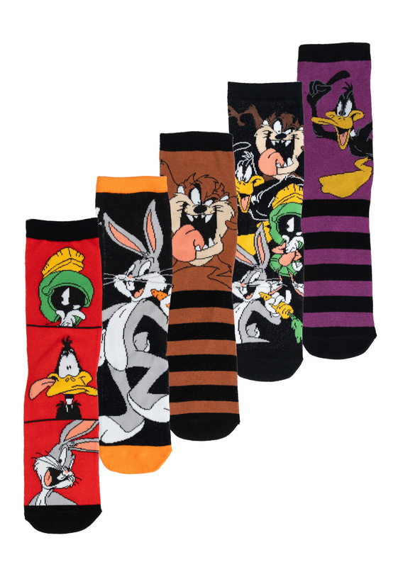 Chaussettes  de Looney Tunes - Looney Tunes - Chaussettes (Lot de 5 paires) - EU 40-45 - pour Homme - multicolore - Looney Tunes - View 2