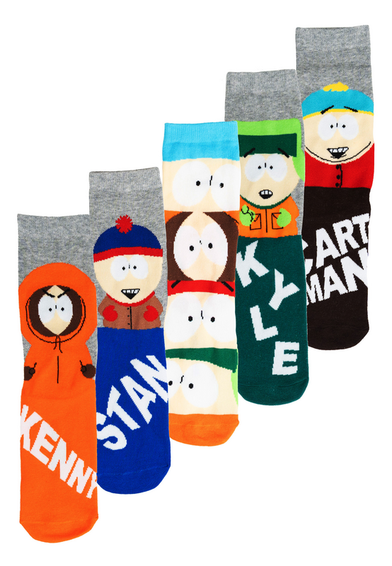 Chaussettes  de South Park - South Park - Chaussettes (Lot de 5 paires) - EU 40-45 - pour Homme - multicolore - South Park - View 2