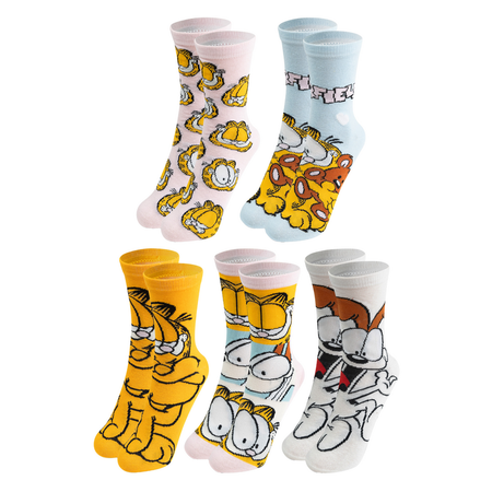 Chaussettes  de Garfield - Garfield - Chaussettes (Lot de 5 paires) - EU 38-43 - pour Femme - multicolore - Garfield - View 2