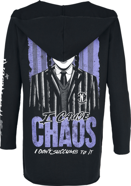 Gilets & Ponchos  de Wednesday - Chaos - S à 3XL - pour Femme - noir - Wednesday - View 2