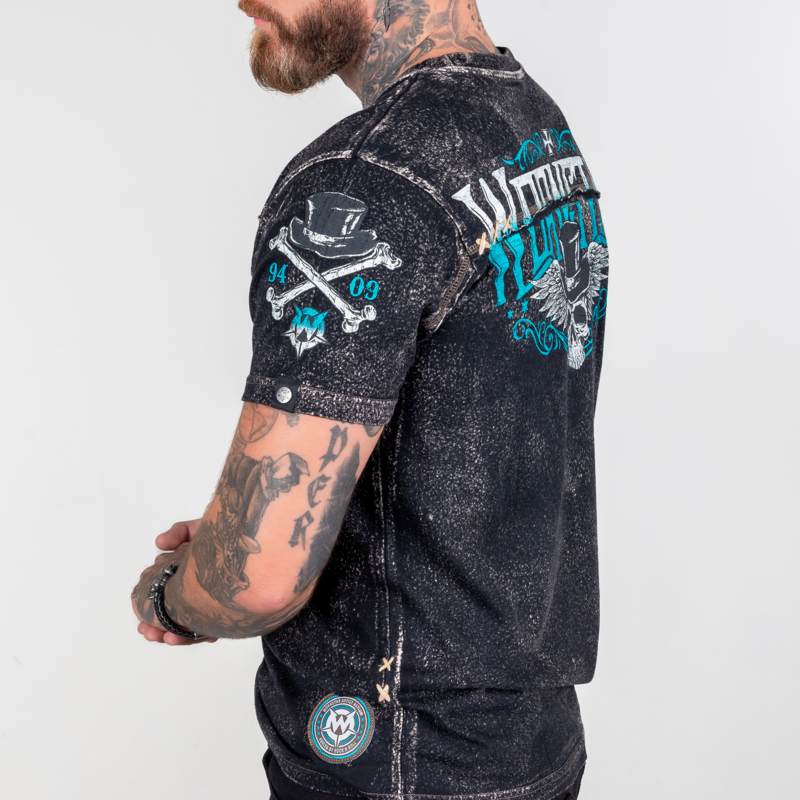 T-Shirt Manches courtes  de Wornstar - Elegantly wasted Tee-Black - S à XXL - pour Homme - noir - Wornstar - View 2