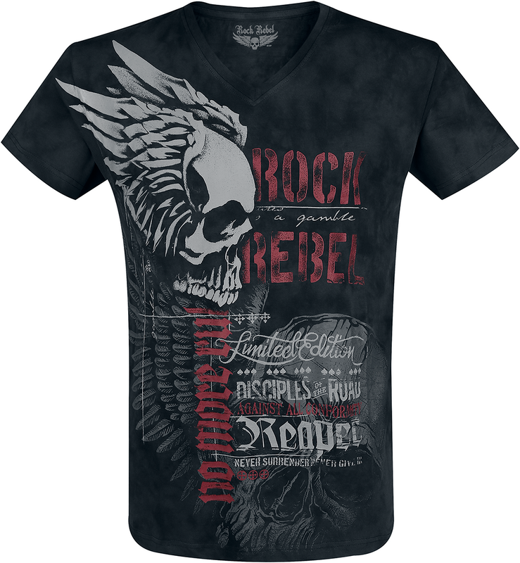 T-Shirt Manches courtes  de Rock Rebel by EMP - Lot de T-Shirts - M à XXL - pour Homme - multicolore - Rock Rebel by EMP - View 2
