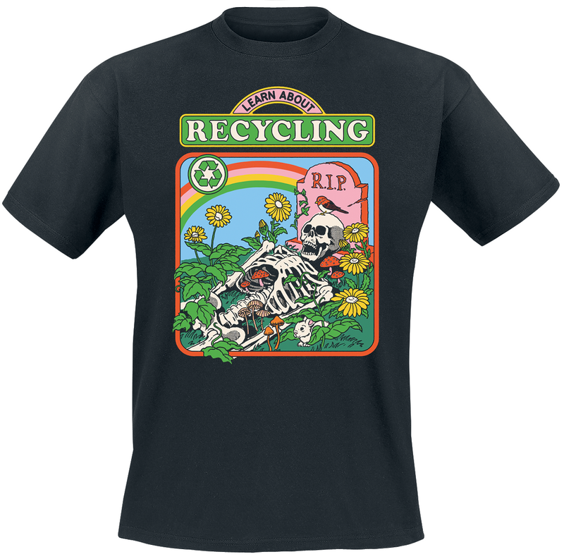 T-Shirt Manches courtes Fun de Steven Rhodes - Steven Rhodes - Lot de T-Shirts - M - pour Homme - noir - Steven Rhodes - View 2
