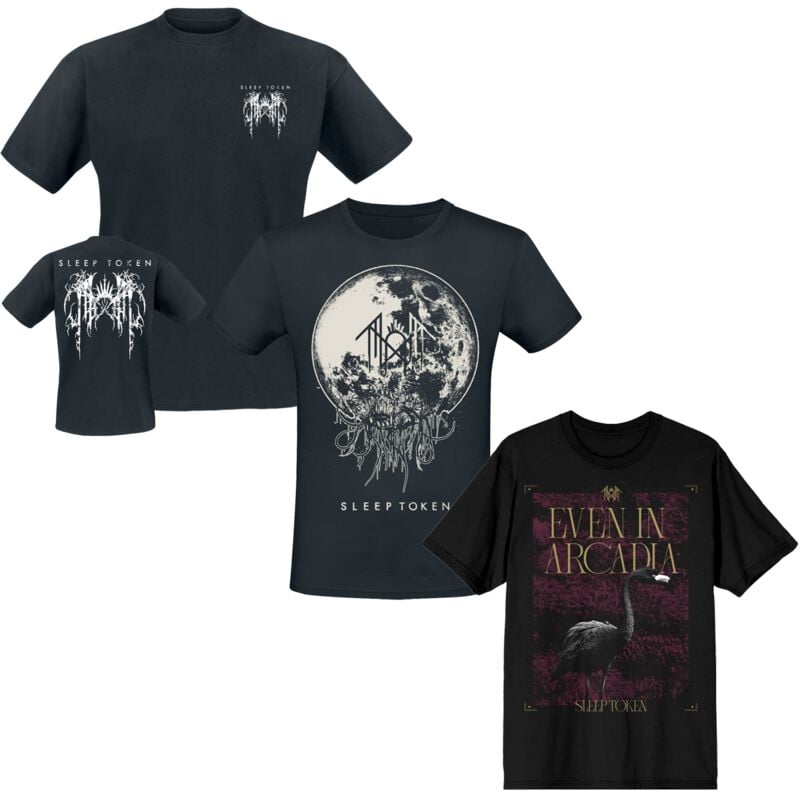 T-Shirt Manches courtes  de Sleep Token - T-Shirt Bundle - S à 4XL - pour Homme - noir - Sleep Token