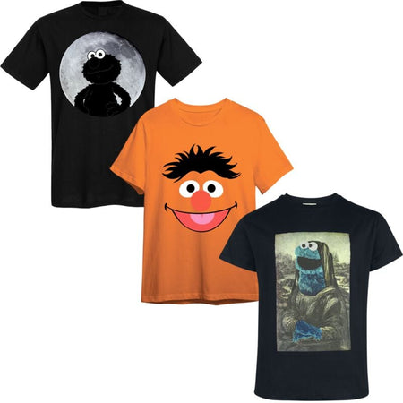 T-Shirt Manches courtes  de Sesame Street - Sesame Street - Lot de T-Shirts - M à XL - pour Homme - multicolore - Sesame Street