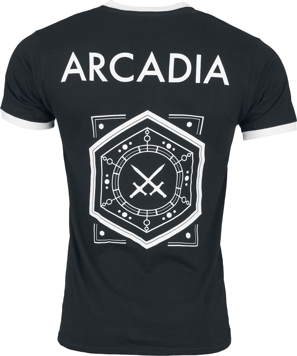 T-Shirt Manches courtes  de Sleep Token - Arcadia Ringer - S à 3XL - pour Homme - noir - Sleep Token - View 2