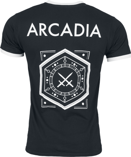 T-Shirt Manches courtes  de Sleep Token - Arcadia Ringer - S à 3XL - pour Homme - noir - Sleep Token - View 2