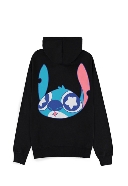 Sweat-shirt zippé à capuche Disney de Lilo & Stitch - Stitch - S à XXL - pour Homme - noir - Lilo & Stitch - View 2