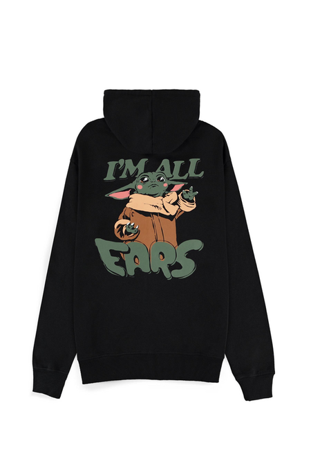 Sweat-shirt zippé à capuche Disney de Star Wars - The Mandalorian - Grogu - S à XXL - pour Homme - noir - Star Wars - View 2