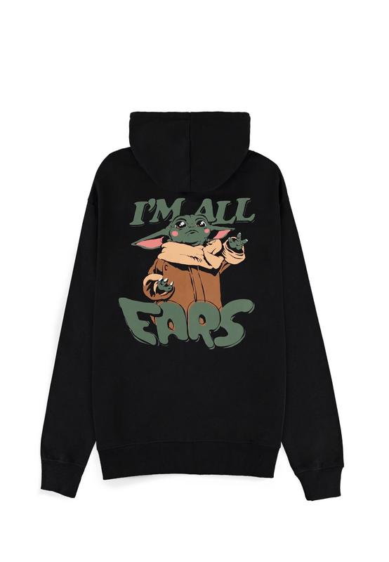 Sweat-shirt zippé à capuche Disney de Star Wars - The Mandalorian - Grogu - S à XXL - pour Homme - noir - Star Wars - View 2